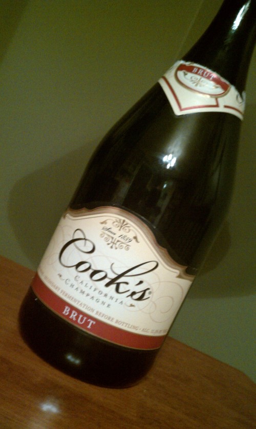 Cook's champagne bottle